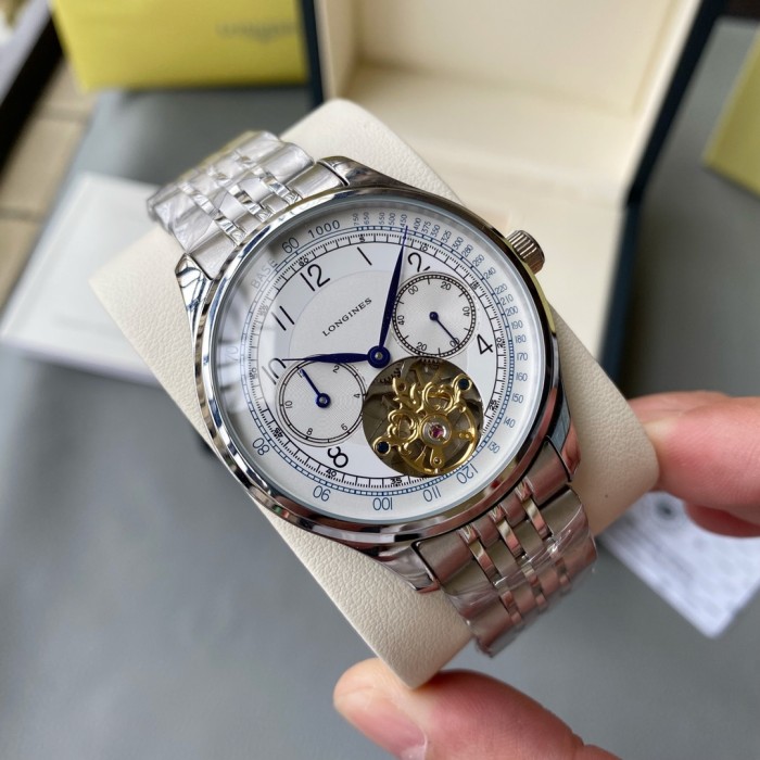 Longines Mens Watch Luxury Brand Design Fashion Type with Original Box