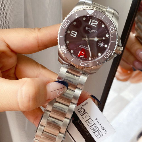 Longines Mens Watch Luxury Brand Design Fashion Type with Original Box