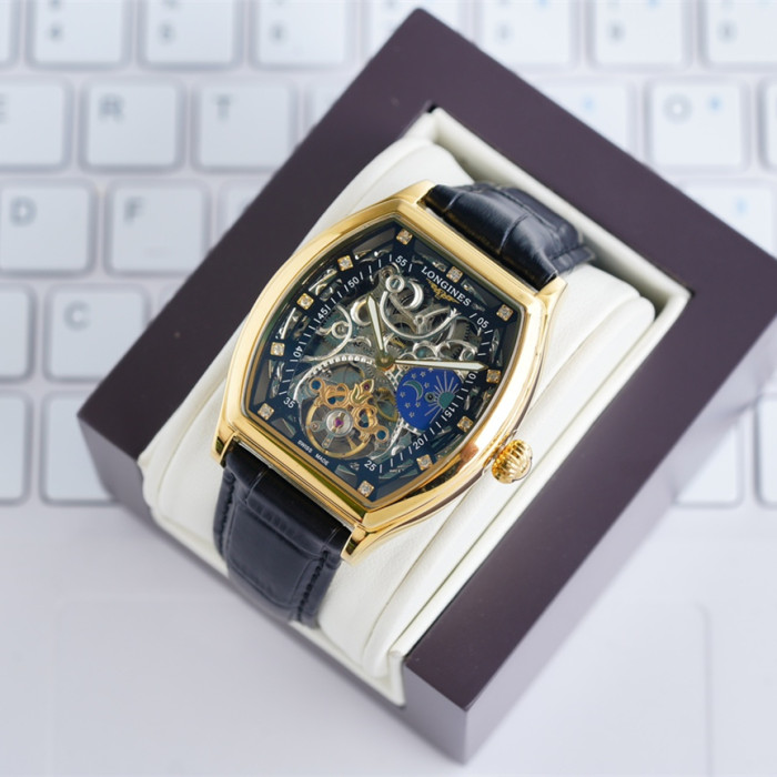 Longines Mens Watch Luxury Brand Design Fashion Type with Original Box