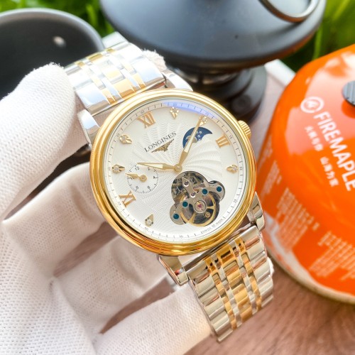 Longines Mens Watch Luxury Brand Design Fashion Type with Original Box