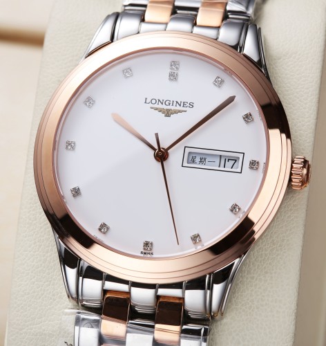 Longines Mens Watch Luxury Brand Design Fashion Type with Original Box