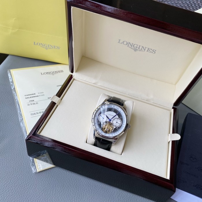 Longines Mens Watch Luxury Brand Design Fashion Type with Original Box