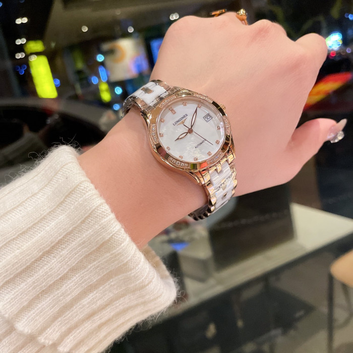 Longines Womens Watch Luxury Brand Design Fashion Type with Original Box