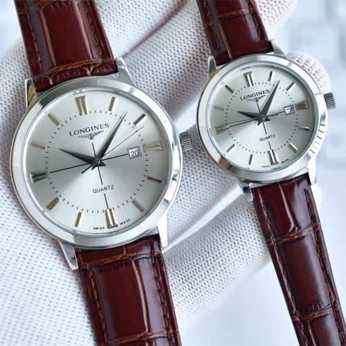 Longines Men Womens Watch Luxury Brand Design Fashion Type with Original Box