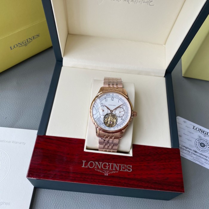 Longines Mens Watch Luxury Brand Design Fashion Type with Original Box