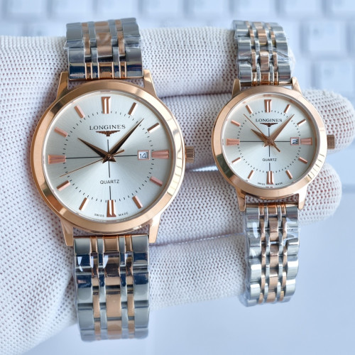 Longines Men Womens Watch Luxury Brand Design Fashion Type with Original Box