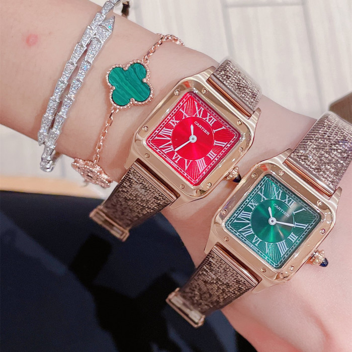 Cartier Womens Watch Luxury Brand Design Fashion Type with Original Box