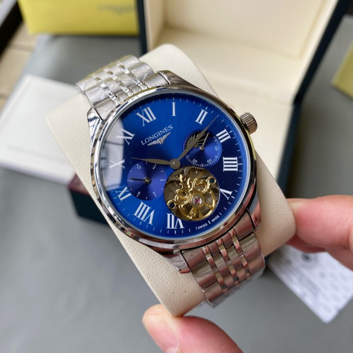 Longines Mens Watch Luxury Brand Design Fashion Type with Original Box
