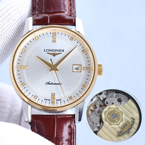Longines Mens Watch Luxury Brand Design Fashion Type with Original Box