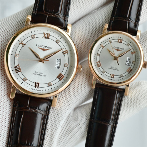 Longines Men Womens Watch Luxury Brand Design Fashion Type with Original Box