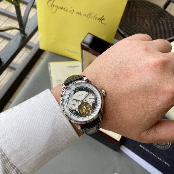 Longines Mens Watch Luxury Brand Design Fashion Type with Original Box
