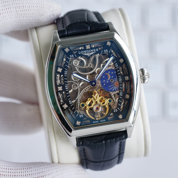 Longines Mens Watch Luxury Brand Design Fashion Type with Original Box