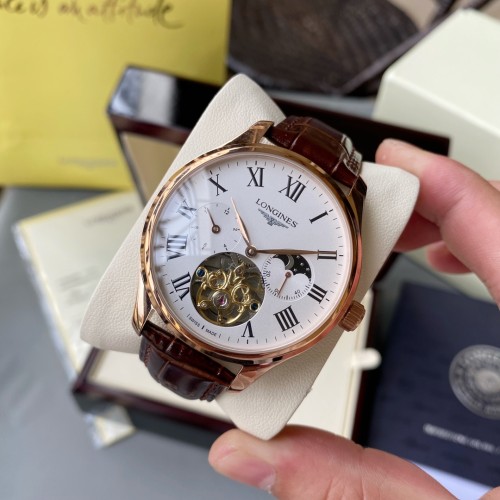 Longines Mens Watch Luxury Brand Design Fashion Type with Original Box