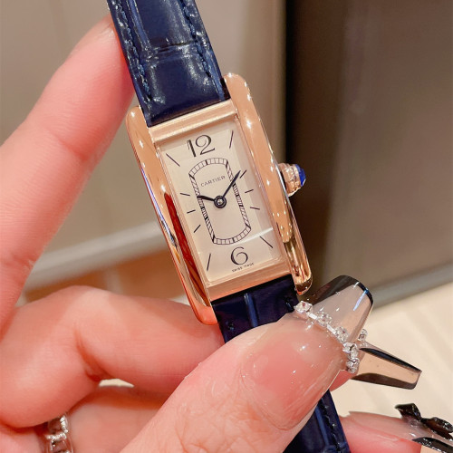 Cartier Womens Watch Luxury Brand Design Fashion Type with Original Box