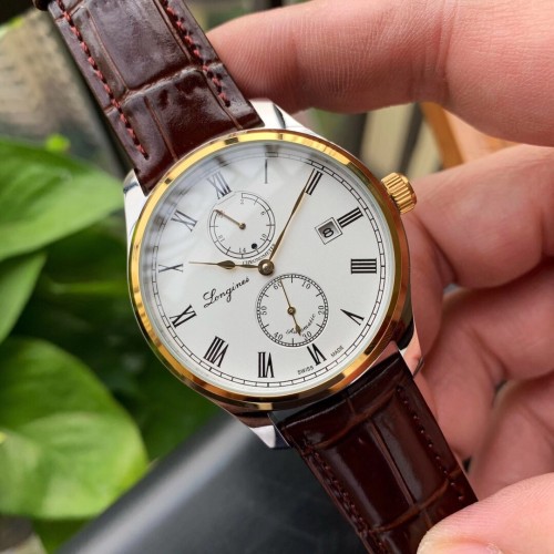 Longines Mens Watch Luxury Brand Design Fashion Type with Original Box