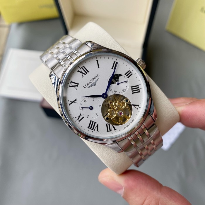 Longines Mens Watch Luxury Brand Design Fashion Type with Original Box