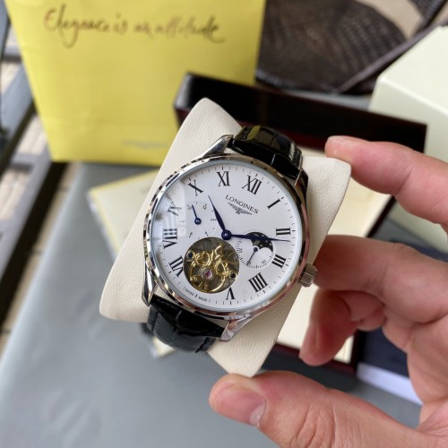 Longines Mens Watch Luxury Brand Design Fashion Type with Original Box