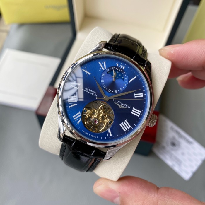 Longines Mens Watch Luxury Brand Design Fashion Type with Original Box
