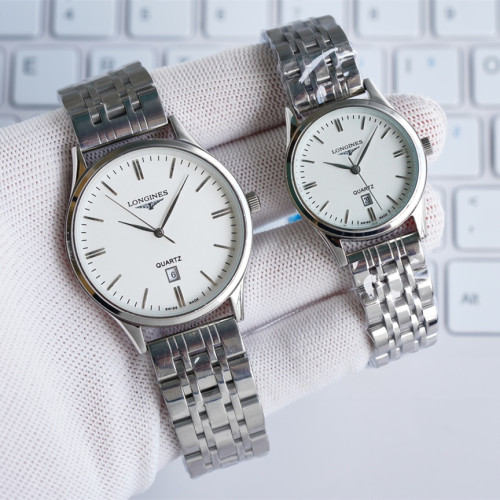 Longines Men Womens Watch Luxury Brand Design Fashion Type with Original Box