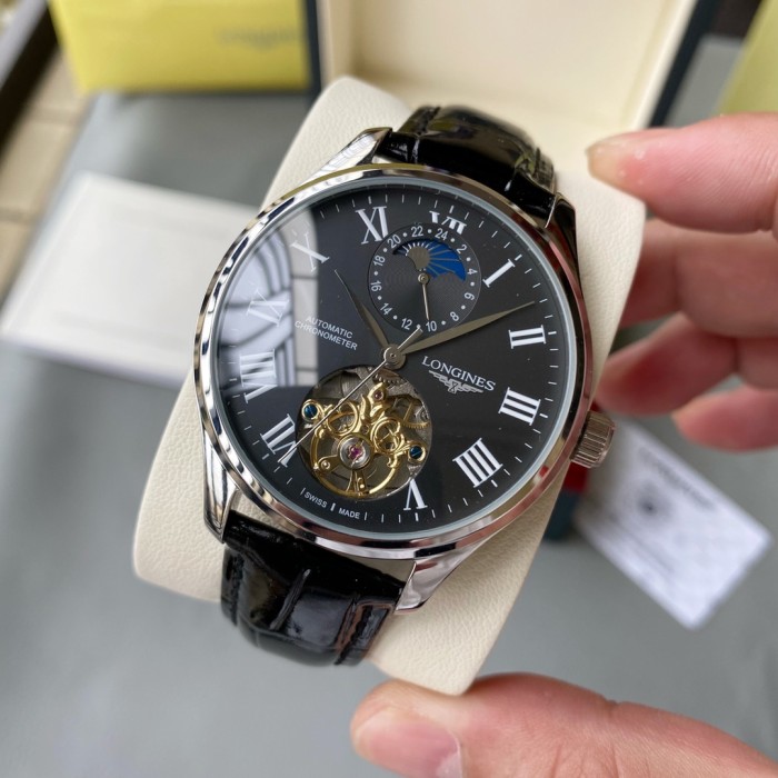 Longines Mens Watch Luxury Brand Design Fashion Type with Original Box