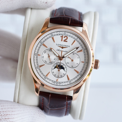 Longines Mens Watch Luxury Brand Design Fashion Type with Original Box