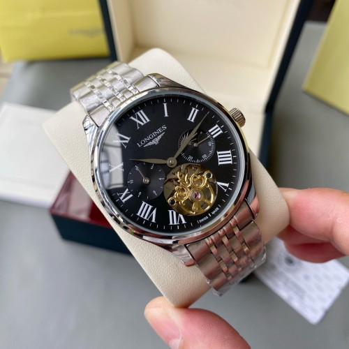 Longines Mens Watch Luxury Brand Design Fashion Type with Original Box