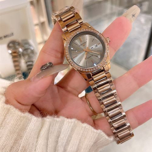Longines Womens Watch Luxury Brand Design Fashion Type with Original Box