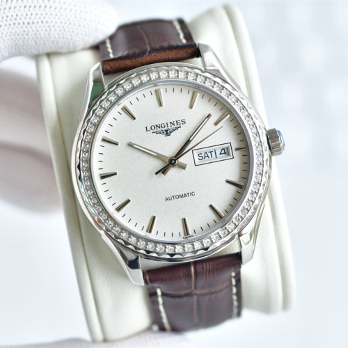 Longines Mens Watch Luxury Brand Design Fashion Type with Original Box