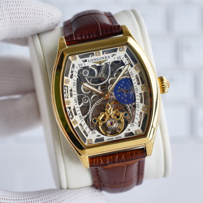 Longines Mens Watch Luxury Brand Design Fashion Type with Original Box