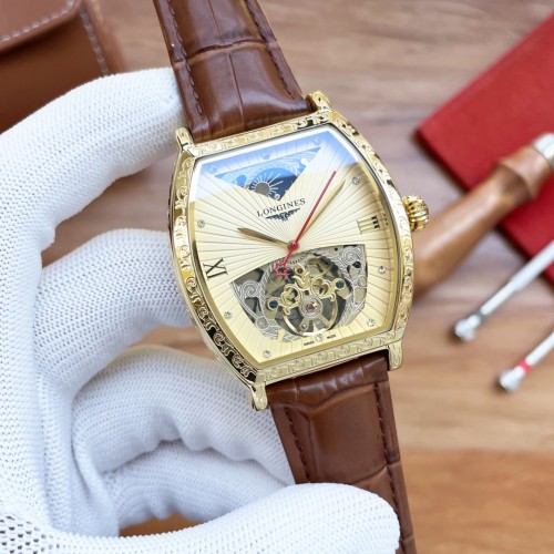 Longines Mens Watch Luxury Brand Design Fashion Type with Original Box