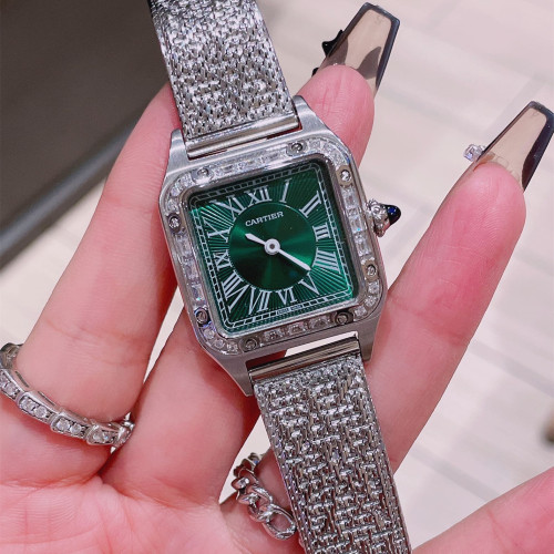 Cartier Womens Watch Luxury Brand Design Fashion Type with Original Box