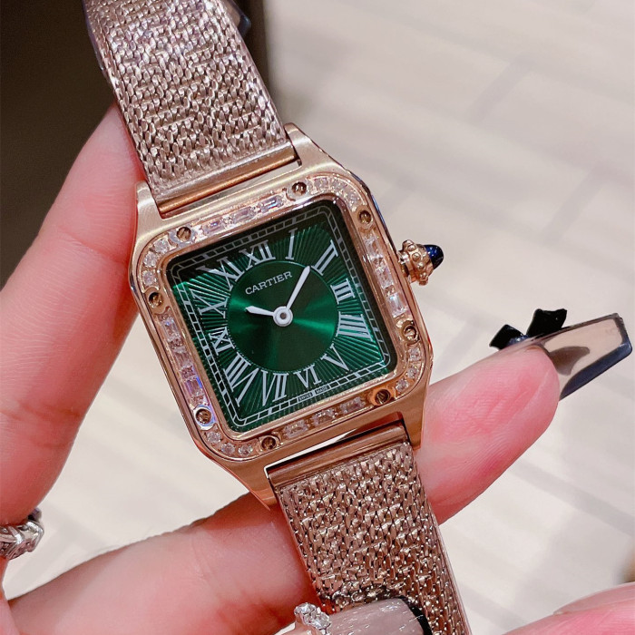 Cartier Womens Watch Luxury Brand Design Fashion Type with Original Box