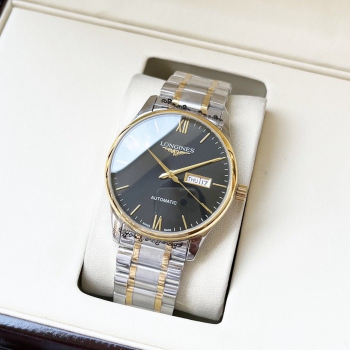 Longines Mens Watch Luxury Brand Design Fashion Type with Original Box