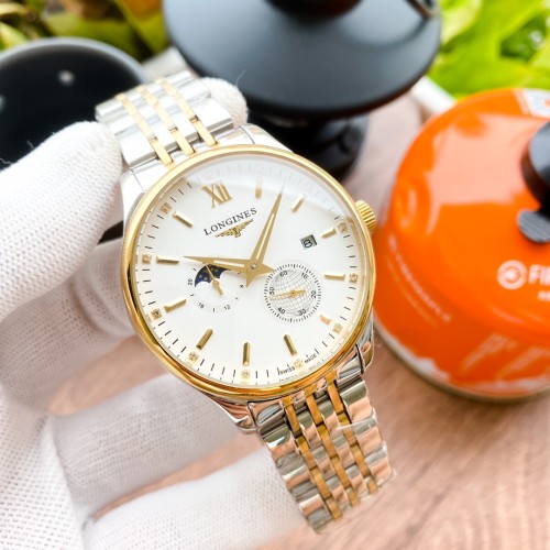 Longines Mens Watch Luxury Brand Design Fashion Type with Original Box