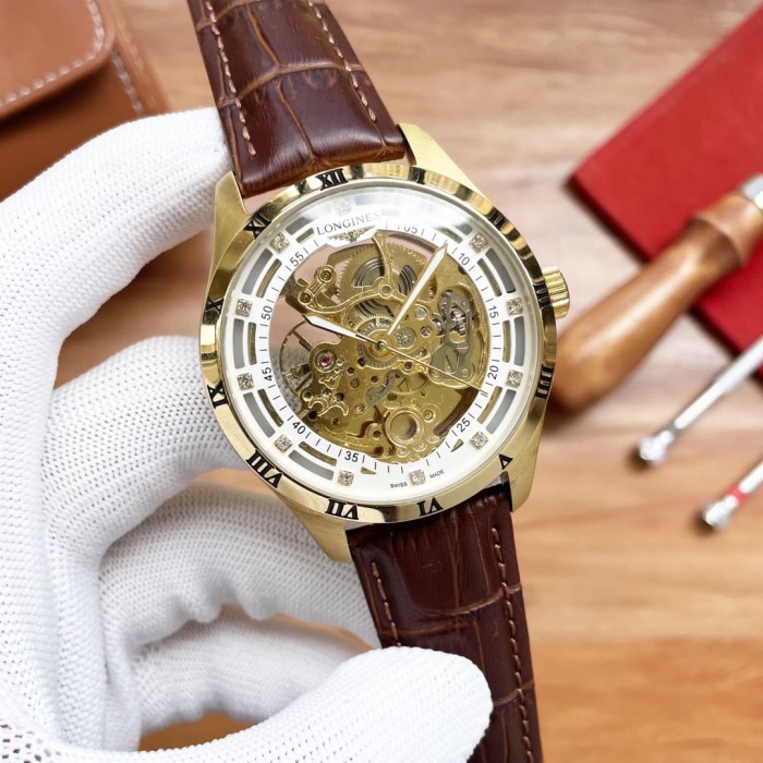 Longines Mens Watch Luxury Brand Design Fashion Type with Original Box