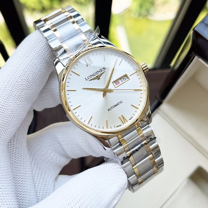 Longines Mens Watch Luxury Brand Design Fashion Type with Original Box
