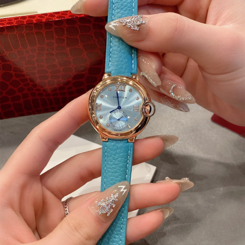 Cartier Womens Watch Luxury Brand Design Fashion Type with Original Box