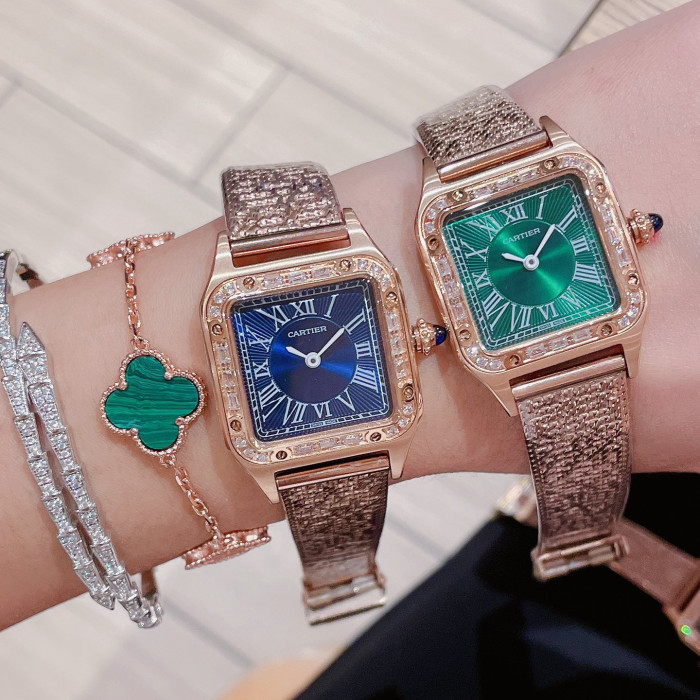 Cartier Womens Watch Luxury Brand Design Fashion Type with Original Box