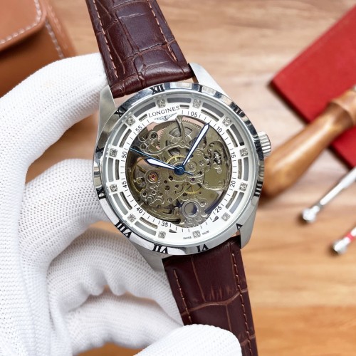Longines Mens Watch Luxury Brand Design Fashion Type with Original Box