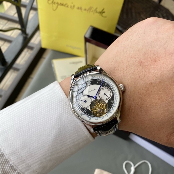 Longines Mens Watch Luxury Brand Design Fashion Type with Original Box