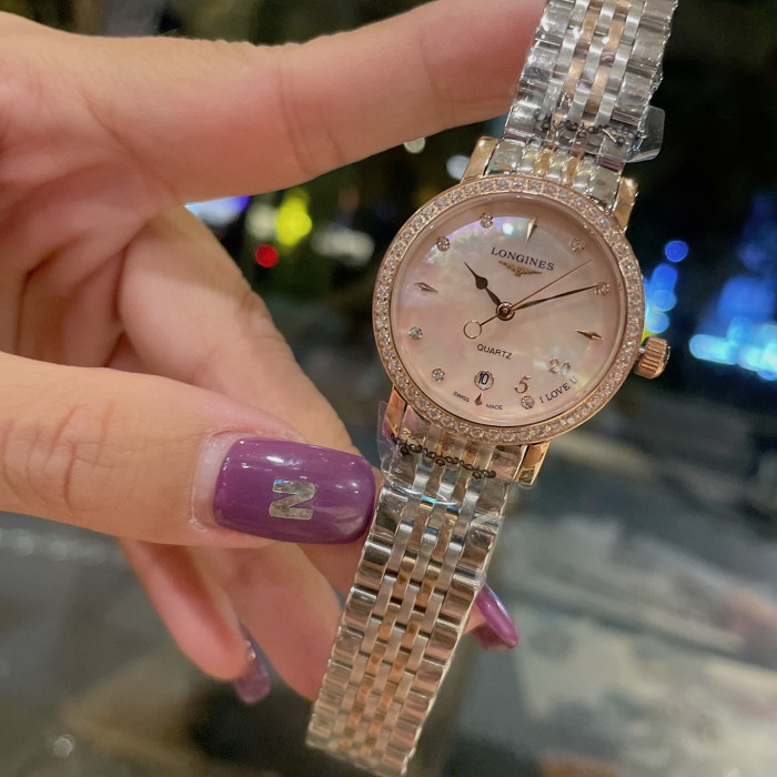 Longines Womens Watch Luxury Brand Design Fashion Type with Original Box