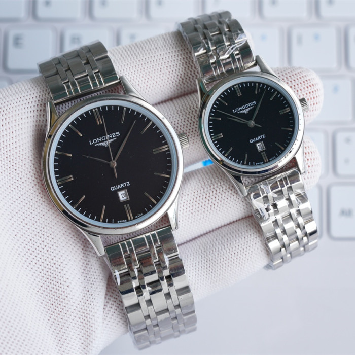 Longines Men Womens Watch Luxury Brand Design Fashion Type with Original Box