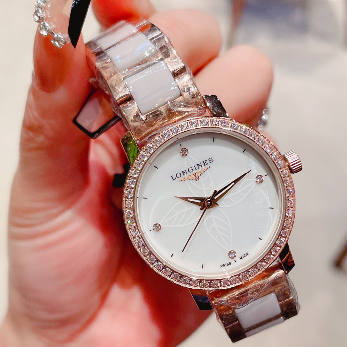 Longines Womens Watch Luxury Brand Design Fashion Type with Original Box