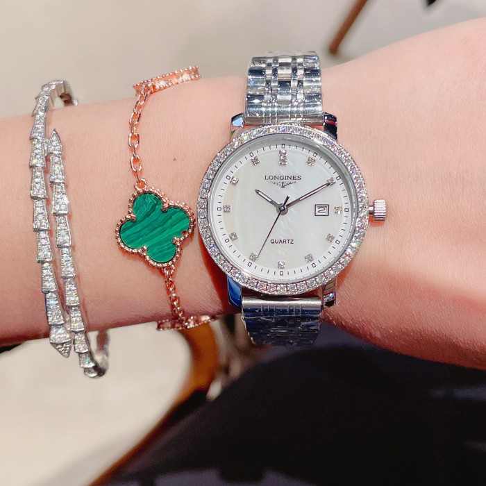 Longines Womens Watch Luxury Brand Design Fashion Type with Original Box