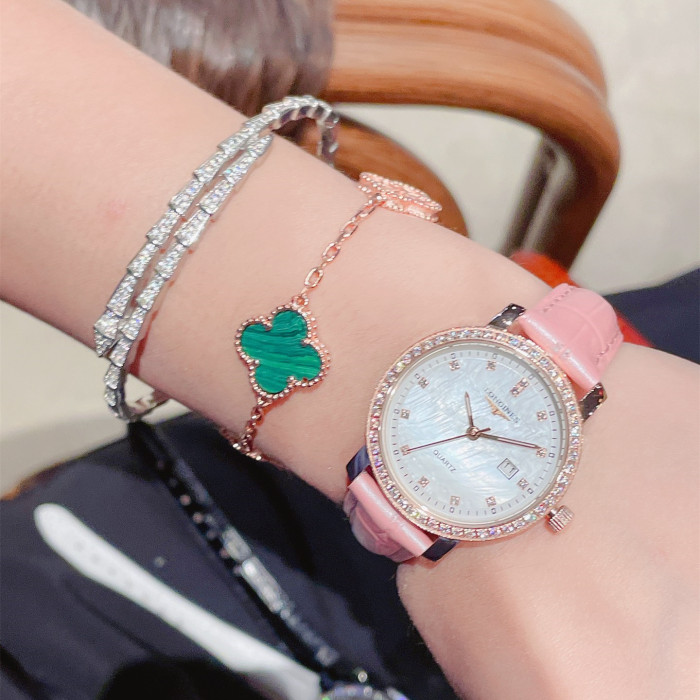 Longines Womens Watch Luxury Brand Design Fashion Type with Original Box