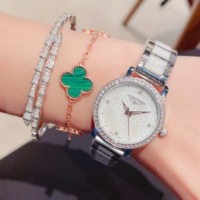 Longines Womens Watch Luxury Brand Design Fashion Type with Original Box