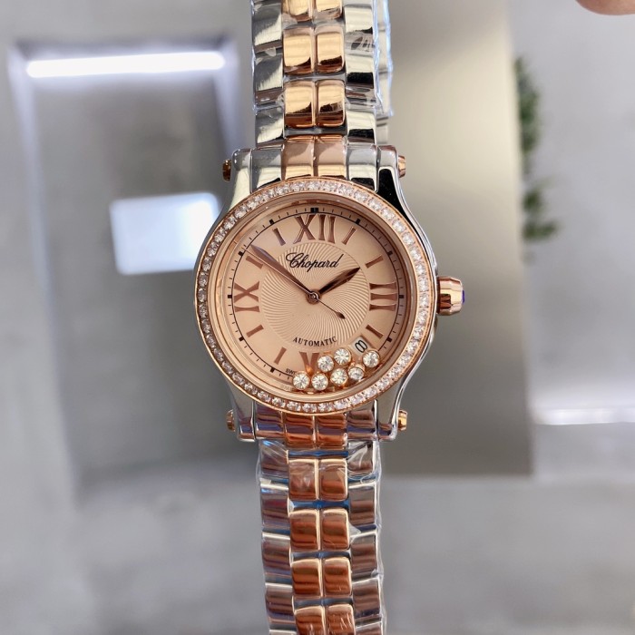 Chopard Womens Watch Luxury Brand Design Fashion Type with Original Box