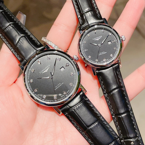 Longines Men Womens Watch Luxury Brand Design Fashion Type with Original Box