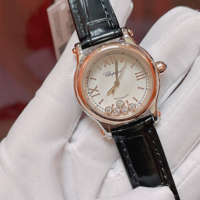 Chopard Womens Watch Luxury Brand Design Fashion Type with Original Box