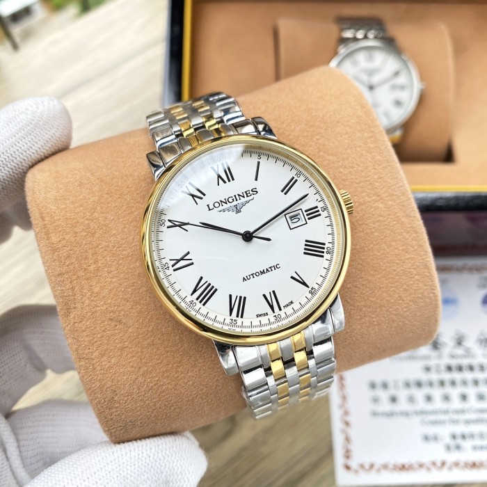 Longines Mens Watch Luxury Brand Design Fashion Type with Original Box